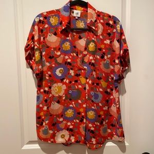 Cabi floral blouse